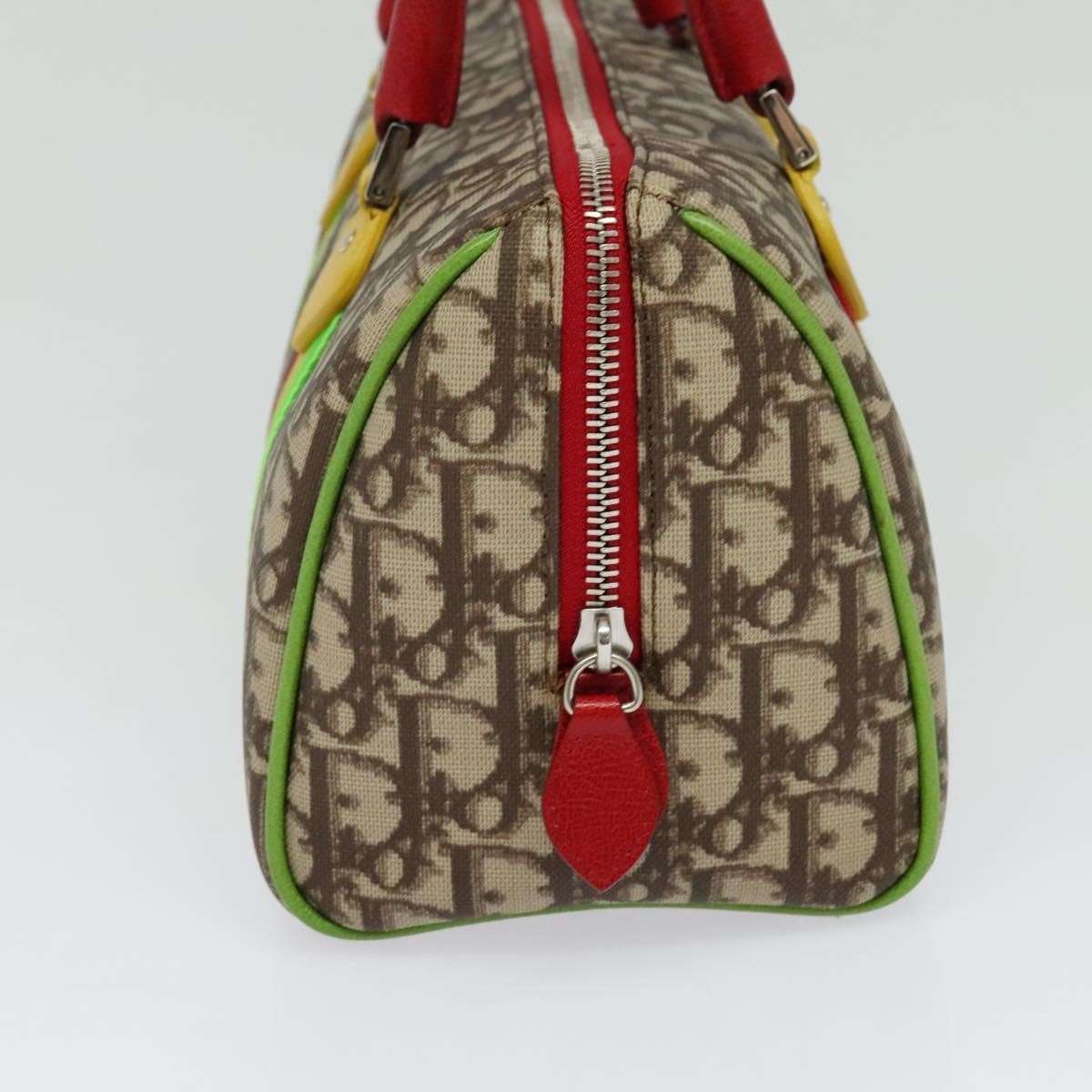 Christian Dior Vintage Rasta Boston Bag Diorissimo Canvas, BEIGE, CANVAS, Travel bag