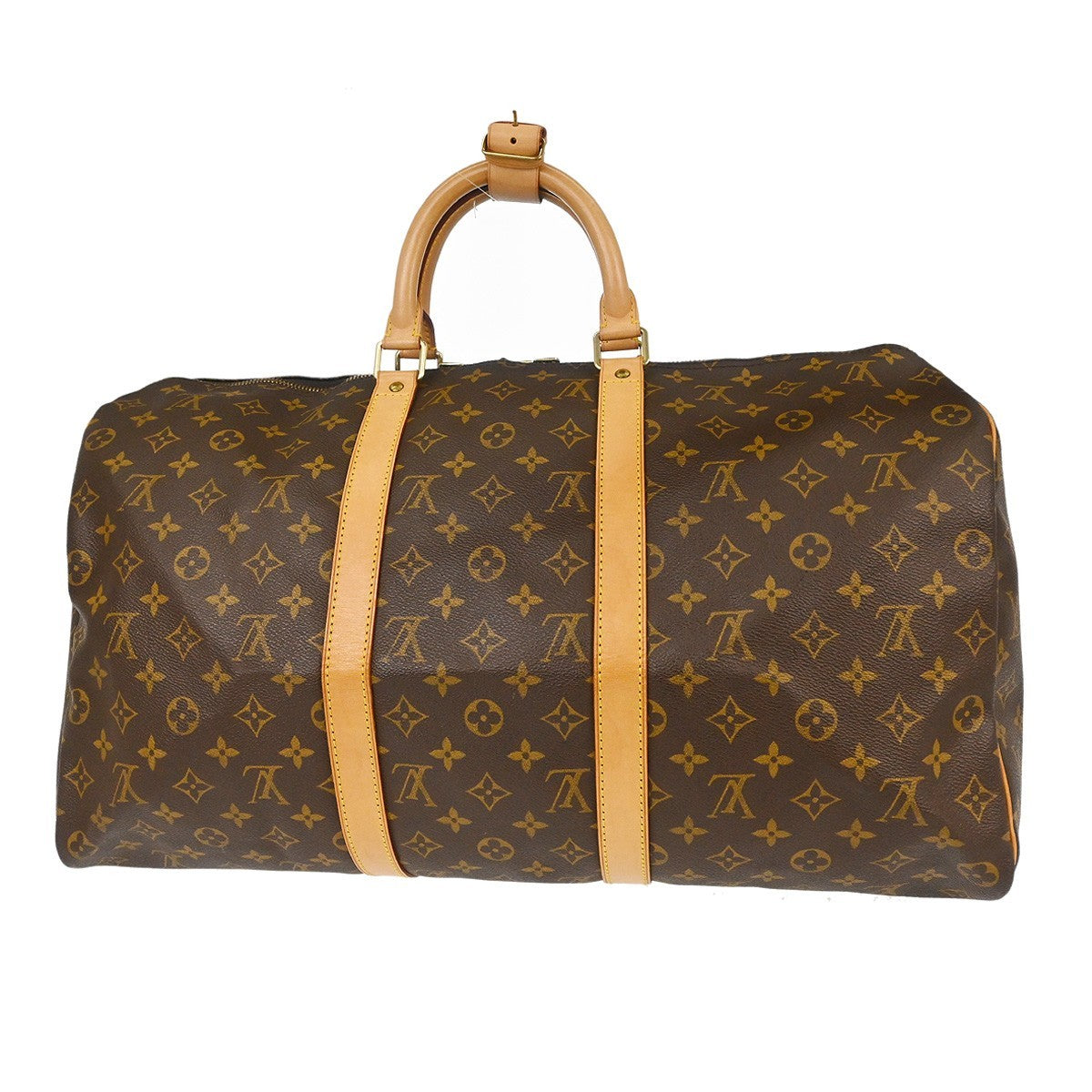 Louis Vuitton Keepall Bag Monogram Canvas, Brown, Canvas, Travel Bag
