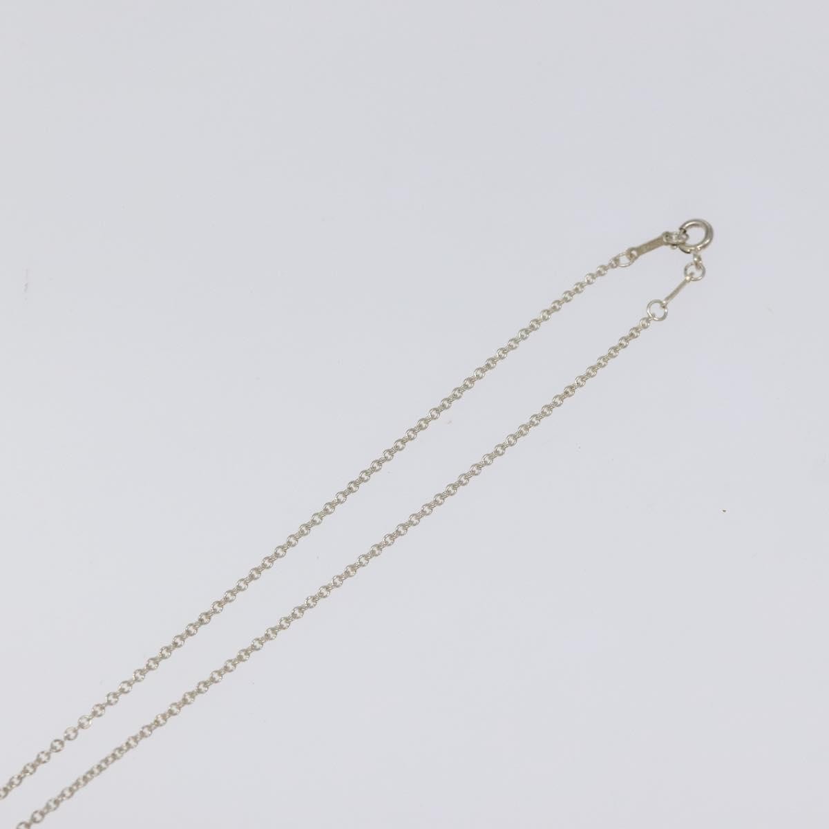 Tiffany & Co. Elsa Peretti Open Heart Pendant Necklace Sterling Silver, SILVER, SILVER, Necklace