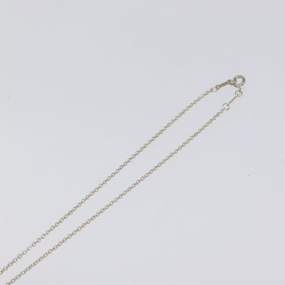 Tiffany & Co. Elsa Peretti Open Heart Pendant Necklace Sterling Silver, SILVER, SILVER, Necklace