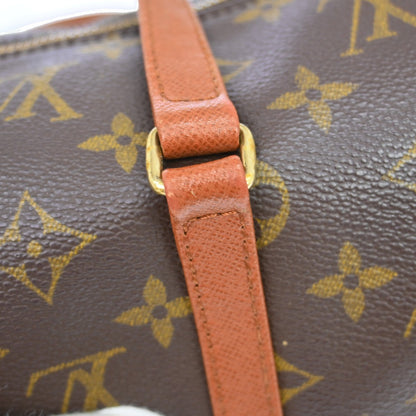 Louis Vuitton Papillon Handbag Monogram Canvas, Brown, Canvas, Handbag