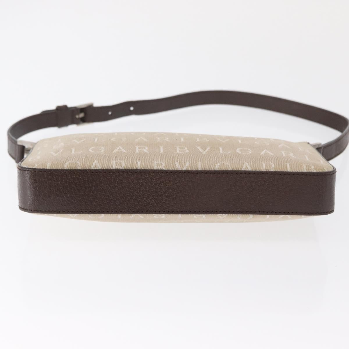 Bvlgari Pouch Canvas, BEIGE, CANVAS, Clutche & pouche