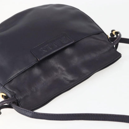 Bally Vintage Shoulder Bag Leather, PURPLE, LEATHER, Shoulder bag