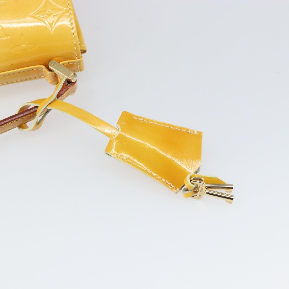 Louis Vuitton Spring Street NM Handbag Patent leather, YELLOW, PATENT_LEATHER, Handbag