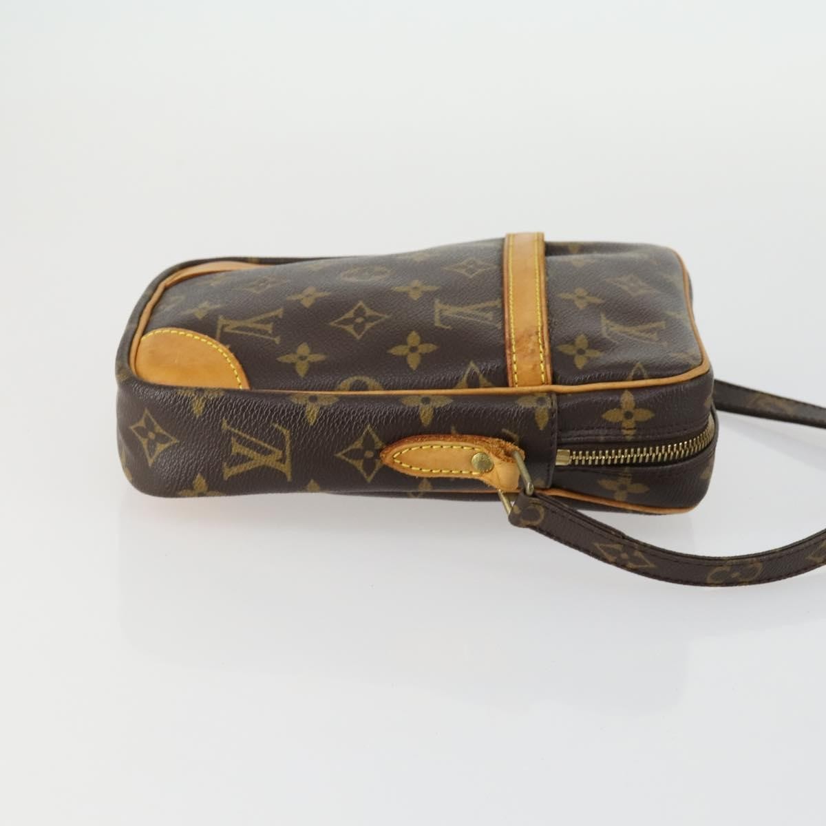 Louis Vuitton Danube Handbag Monogram Canvas, BROWN, CANVAS, Shoulder bag