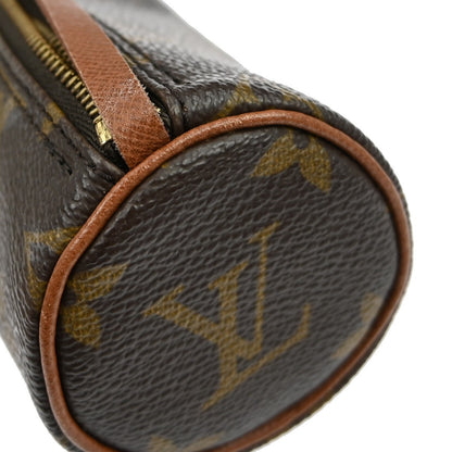 Louis Vuitton Papillon Pochette Monogram Canvas, BROWN, CANVAS, Clutche & pouche