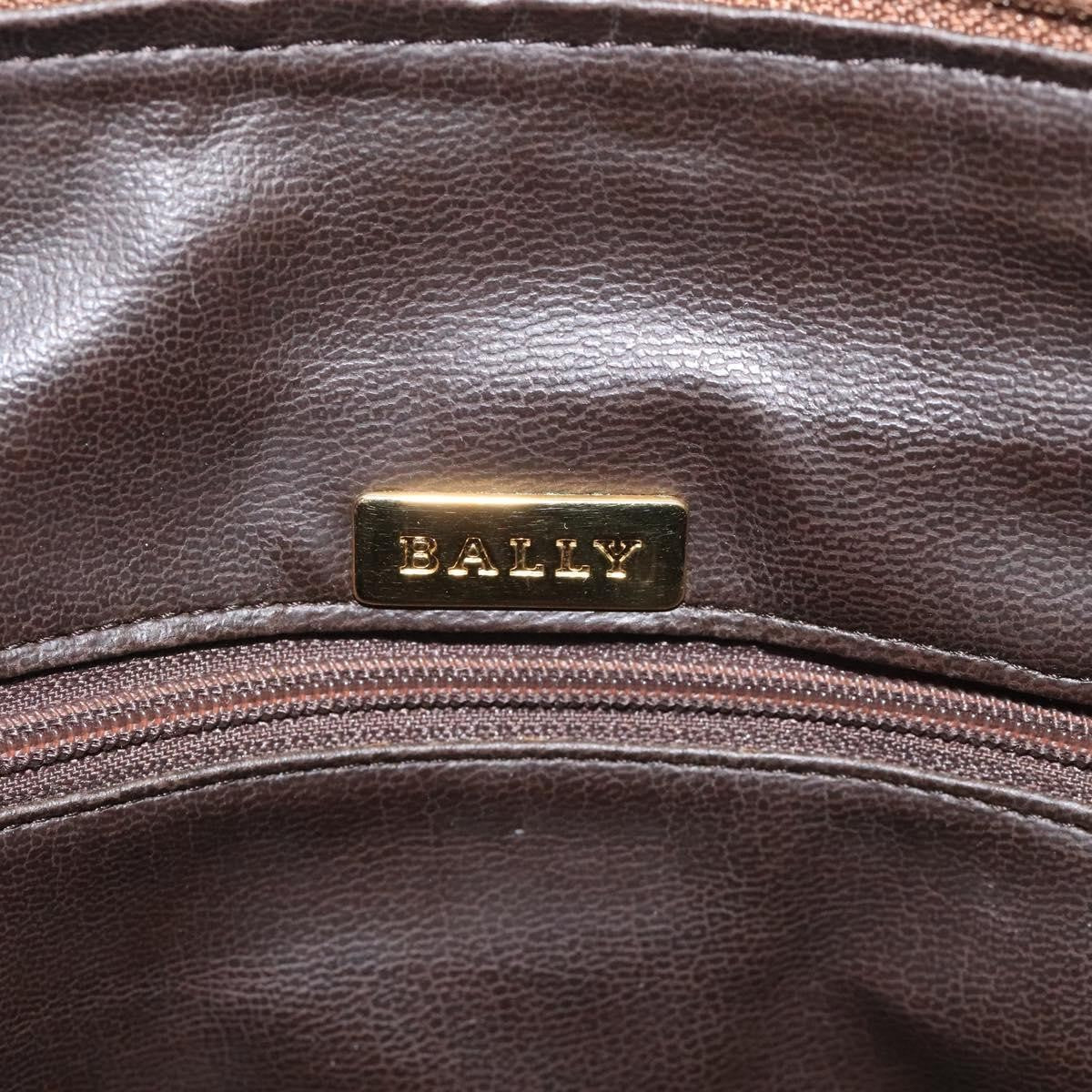 Bally Vintage Handbag Quilted Leather, Brown, Leather, Handbag