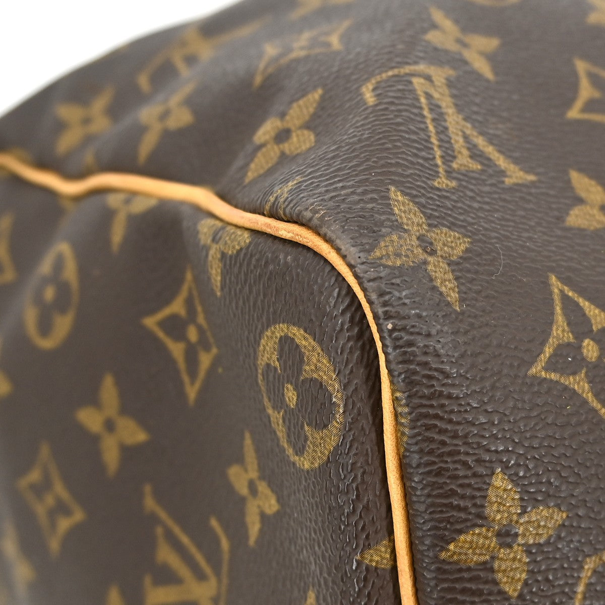 Louis Vuitton Keepall Bag Monogram Canvas, BROWN, CANVAS, Travel bag