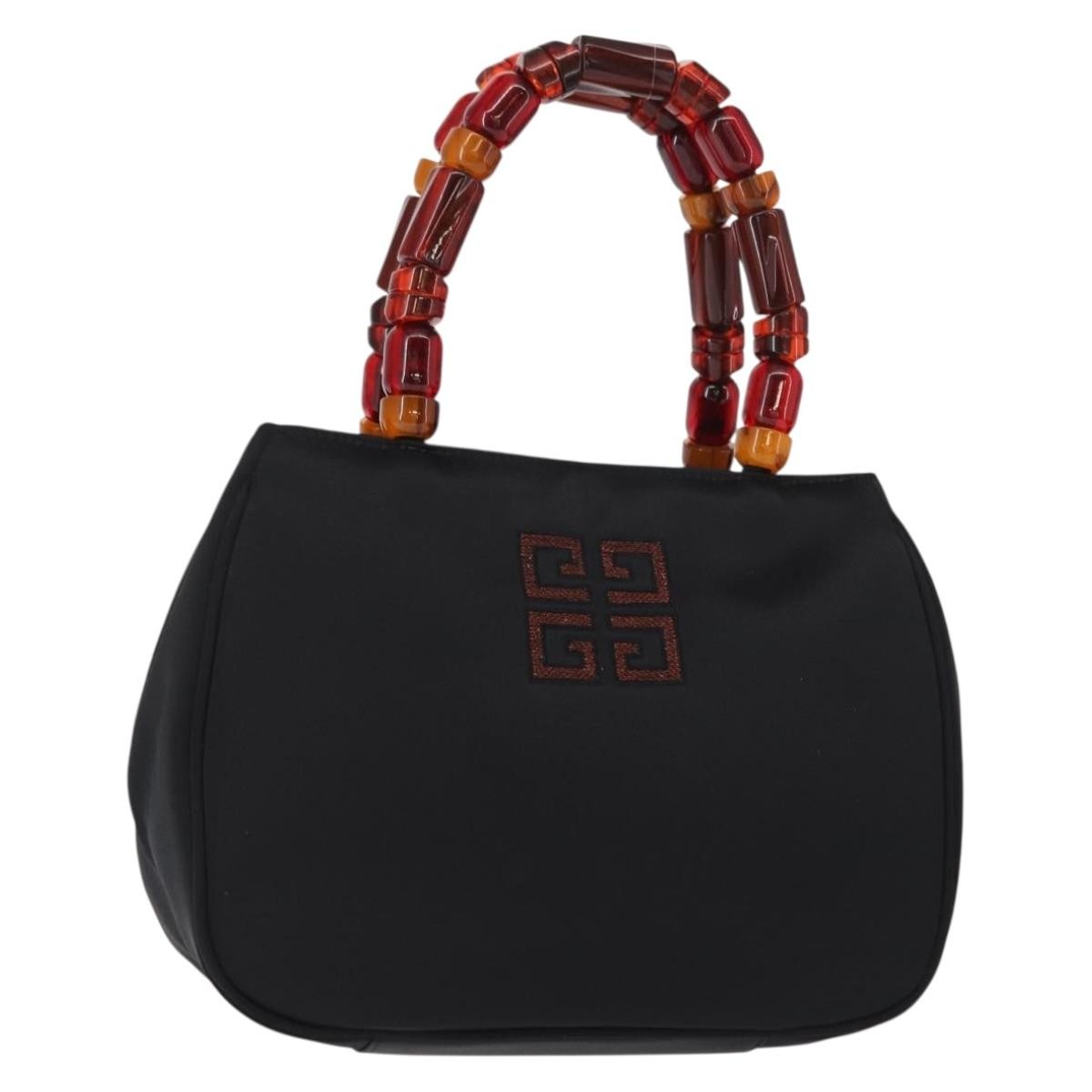 Givenchy Vintage Handbag Nylon, BLACK, NYLON, Handbag
