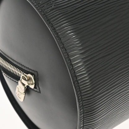 Louis Vuitton Soufflot Handbag Epi Leather, Black, Leather, Handbag