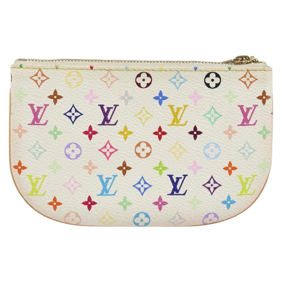 Louis Vuitton Pochette clés NM Monogram Multicolor Canvas, MULTICOLOUR, CANVAS, Wallets