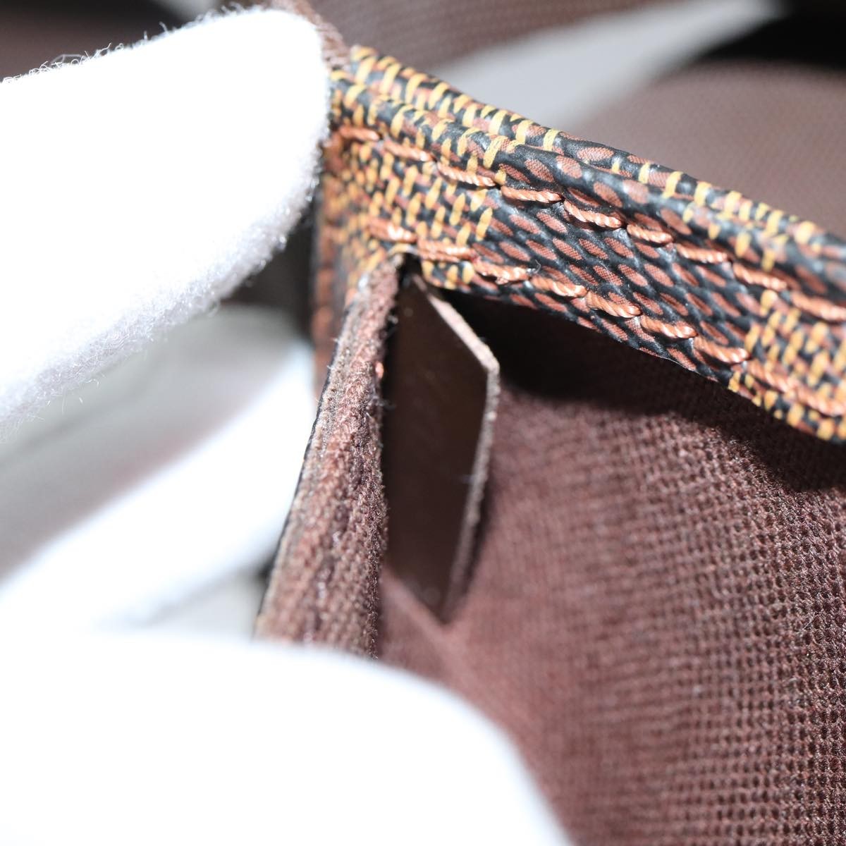 Louis Vuitton Geronimos Waist Bag Damier, BROWN, CANVAS, Travel bag