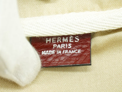 Hermes Victoria Travel Bag Leather, RED, LEATHER, Travel bag