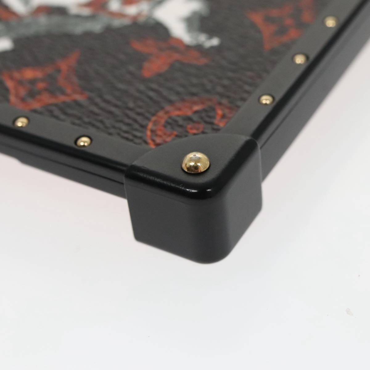 Louis Vuitton Phone case for iPhone X/XS Monogram canvas, BLACK, CANVAS, Clutche & pouche