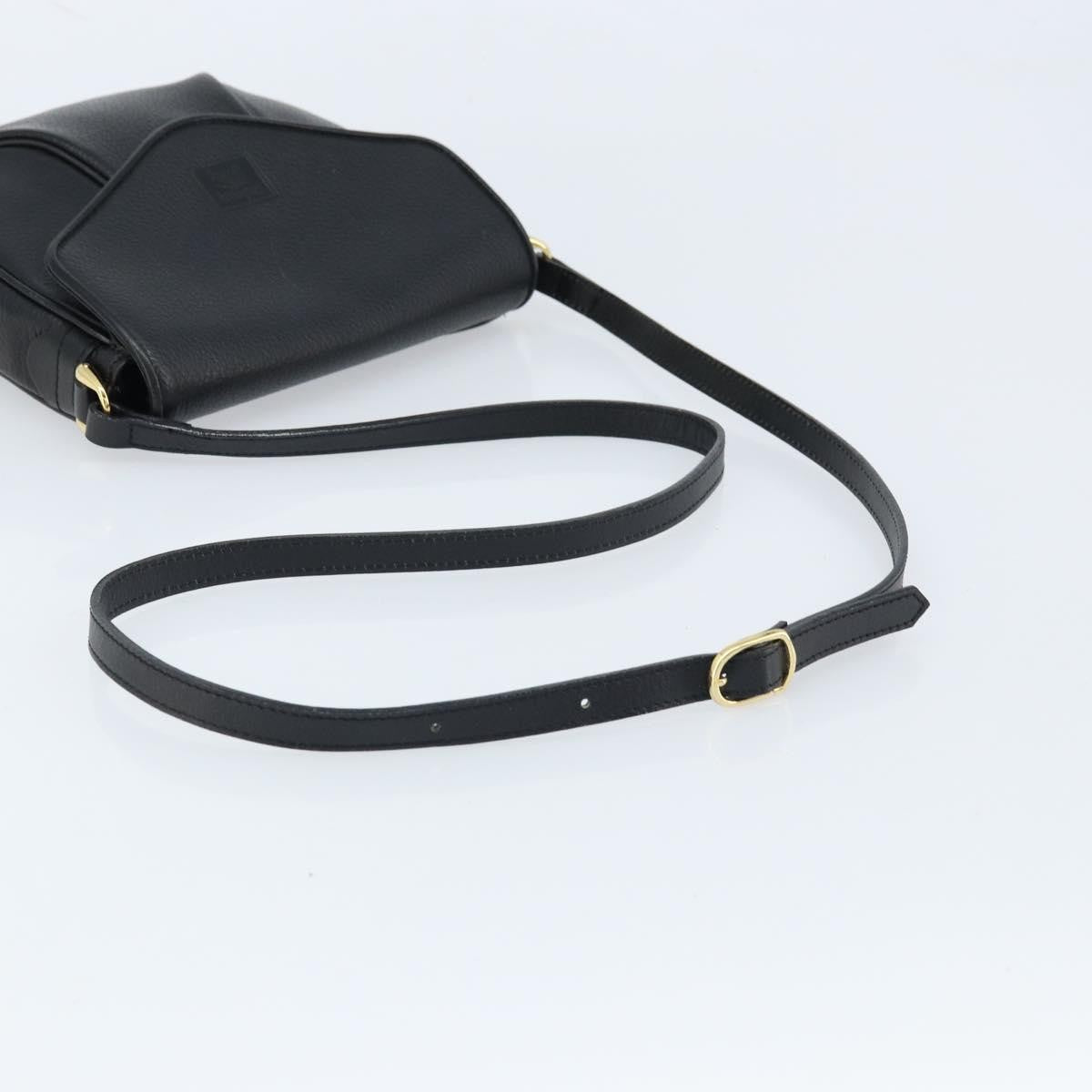 Burberry Flap Shoulder Bag Leather, BLACK, LEATHER, Shoulder bag
