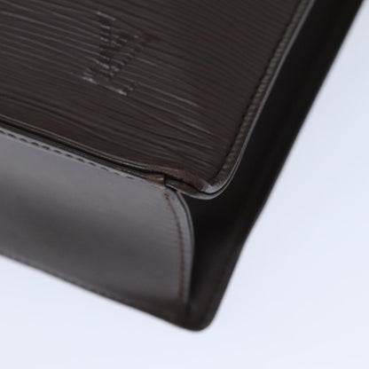 Louis Vuitton Sac Plat Bag Epi Leather, BROWN, LEATHER, Handbag