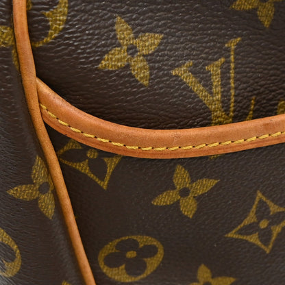 Louis Vuitton Deauville Handbag Monogram Canvas, Brown, Canvas, Handbag