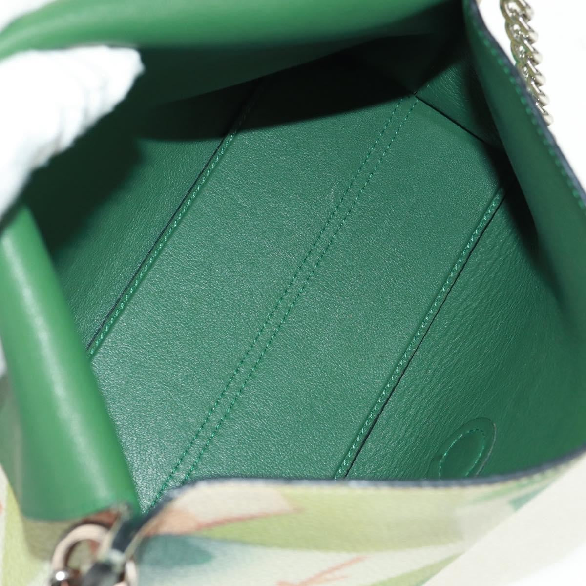 Loewe Avenue Crossbody Leather, GREEN, LEATHER, Shoulder bag