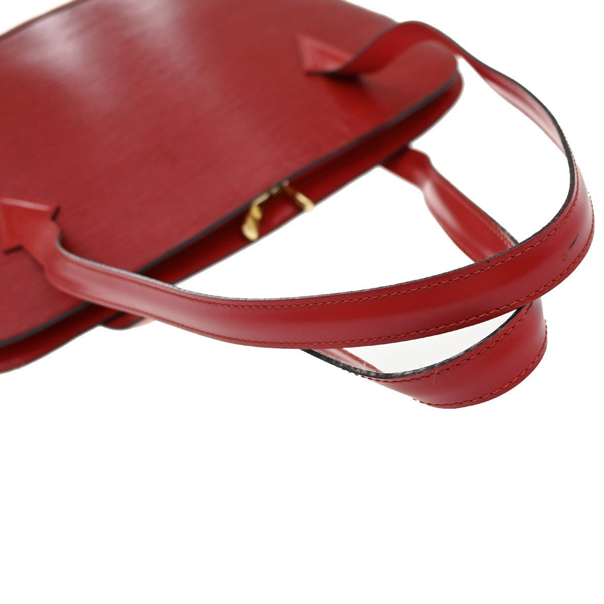 Louis Vuitton Lussac Handbag Epi Leather, RED, LEATHER, Shoulder bag
