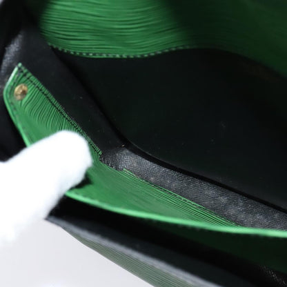 Louis Vuitton Cartouchiere Handbag Epi Leather, Green, Leather, Shoulder Bag