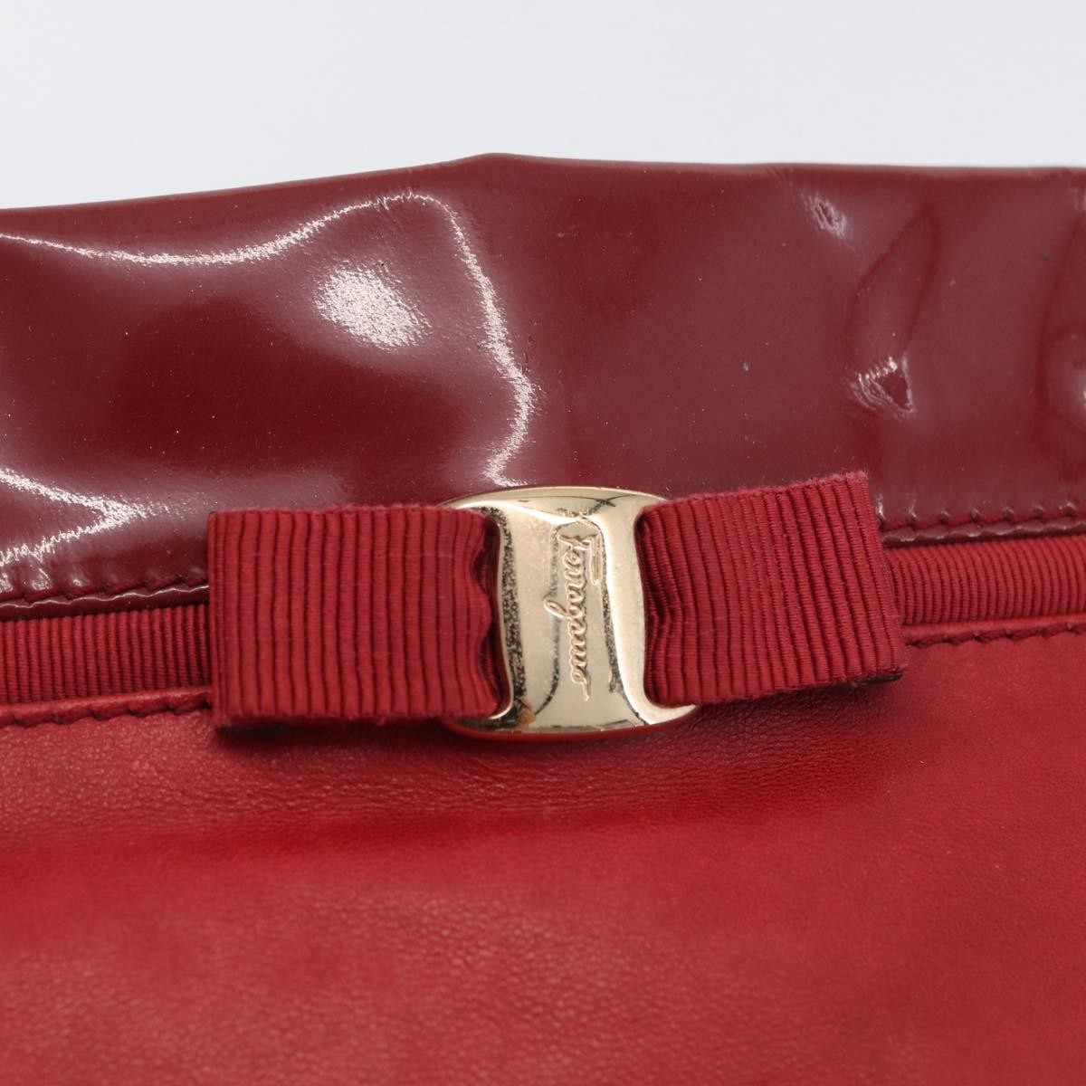 Salvatore Ferragamo Vala tote Leather, RED, LEATHER, Tote bag