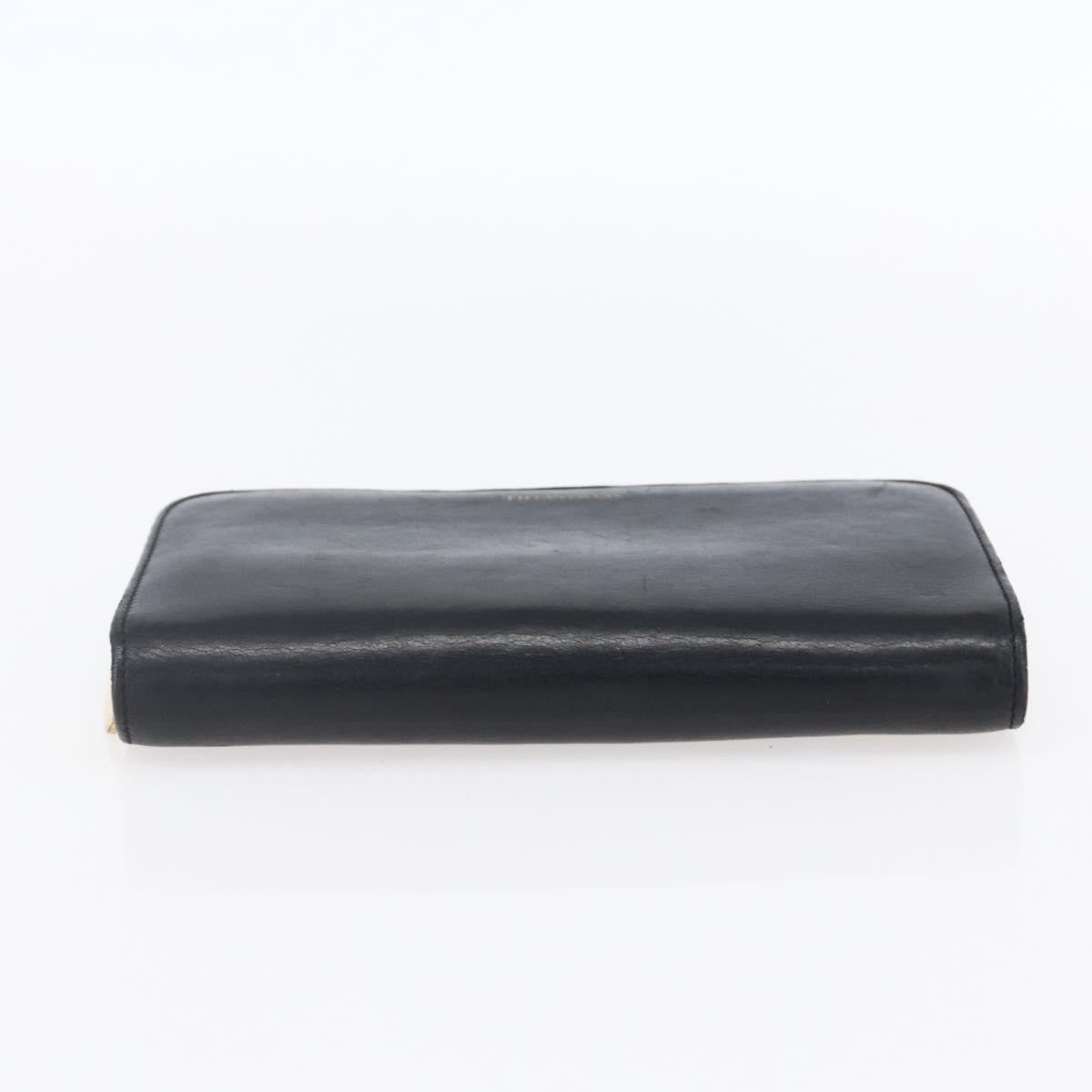 Tiffany & Co. Zip Around Wallet Leather, BLACK, LEATHER, Wallets