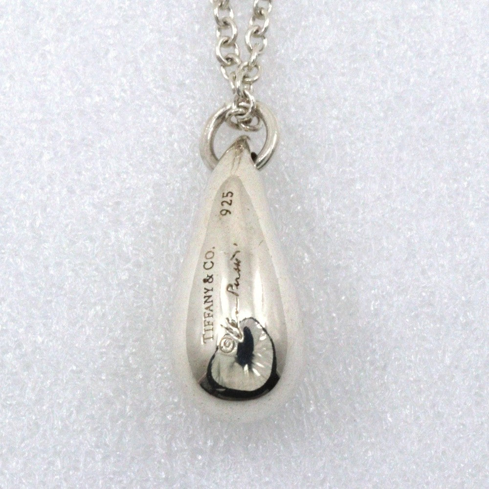 Tiffany & Co. Elsa Peretti Teardrop Pendant Necklace Sterling Silver, SILVER, SILVER, Necklace