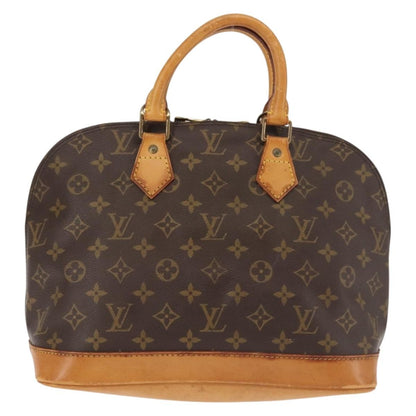 Louis Vuitton Alma Handbag Monogram Canvas, BROWN, CANVAS, Handbag