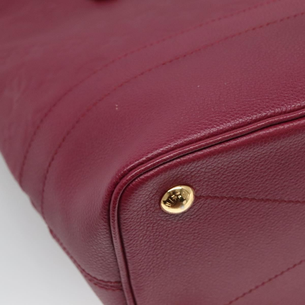 Louis Vuitton Citadine Handbag Monogram Empreinte Leather, PURPLE, LEATHER, Tote bag