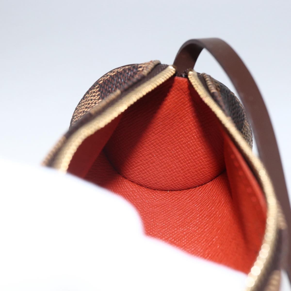 Louis Vuitton Papillon Pochette Damier, Brown, Canvas, Clutch