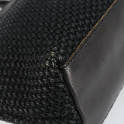 Bottega Veneta Vintage handbag Canvas, BLACK, CANVAS, Handbag