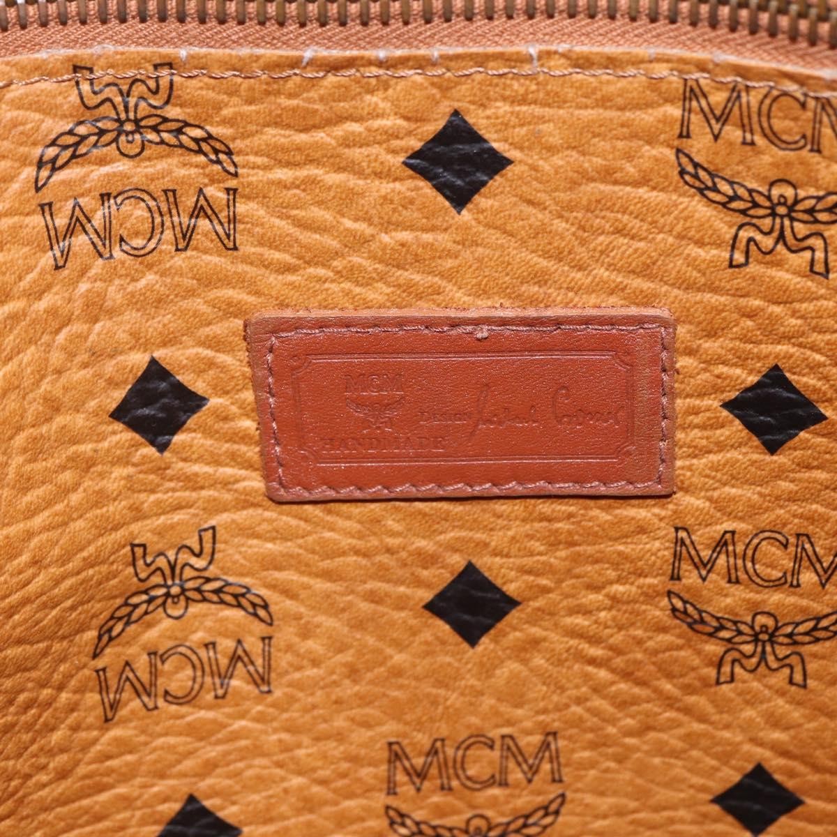 MCM Vintage Visetos Tote bag Canvas, BROWN, CANVAS, Tote bag