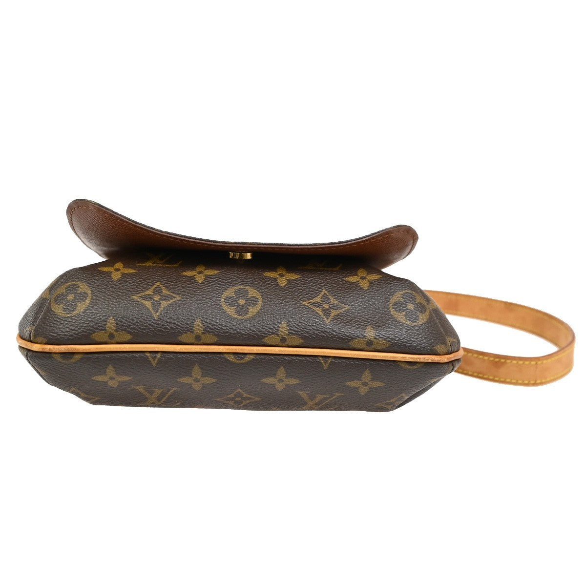 Louis Vuitton Musette Salsa Handbag Monogram Canvas, BROWN, CANVAS, Shoulder bag