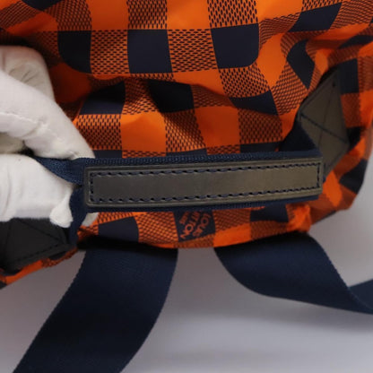 Louis Vuitton Aventure Backpack Damier Nylon, Orange, Nylon, Backpack