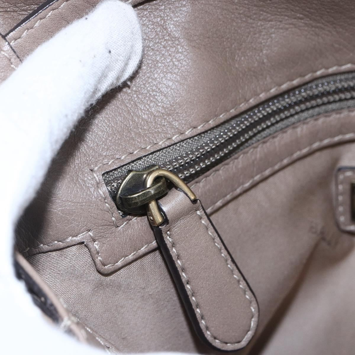 Bally Vintage Shoulder Bag Leather, BEIGE, LEATHER, Shoulder bag