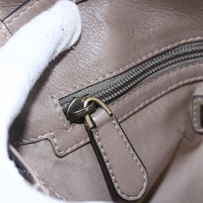 Bally Vintage Shoulder Bag Leather, BEIGE, LEATHER, Shoulder bag