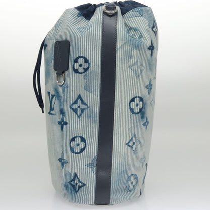 Louis Vuitton Sakmaran GM Canvas, BLUE, CANVAS, Shoulder bag