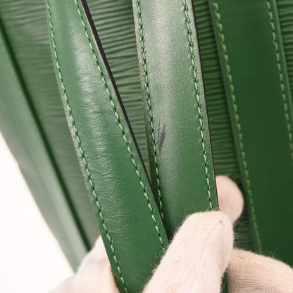 Louis Vuitton Randonnee Backpack Epi Leather, GREEN, LEATHER, Shoulder bag