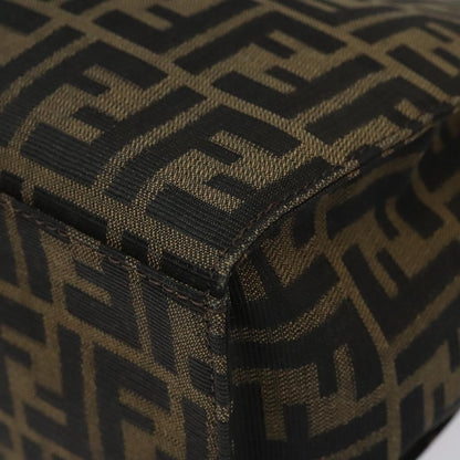 Fendi Zucca Tote bag FF motif, BLACK, CANVAS, Tote bag
