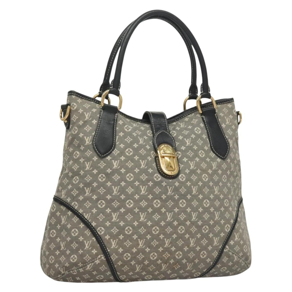 Louis Vuitton Elegie Handbag Monogram Idylle, NAVY, CANVAS, Handbag