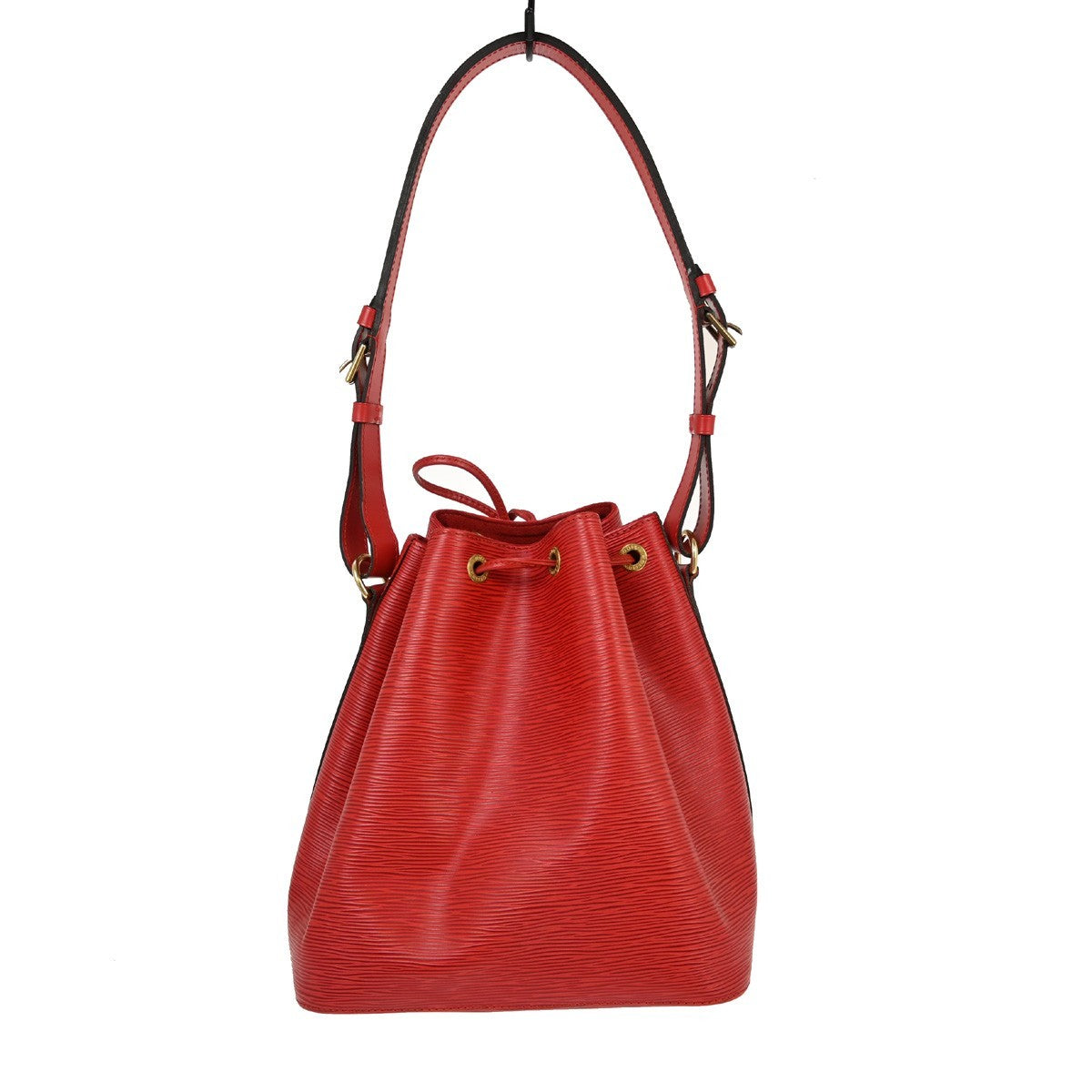 Louis Vuitton Noe Handbag Epi Leather, RED, LEATHER, Shoulder bag
