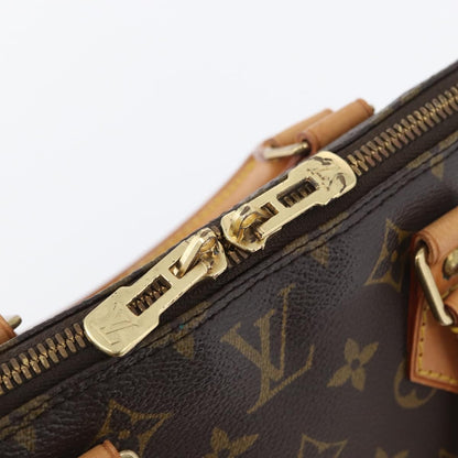 Louis Vuitton Alma Handbag Monogram Canvas, BROWN, CANVAS, Handbag