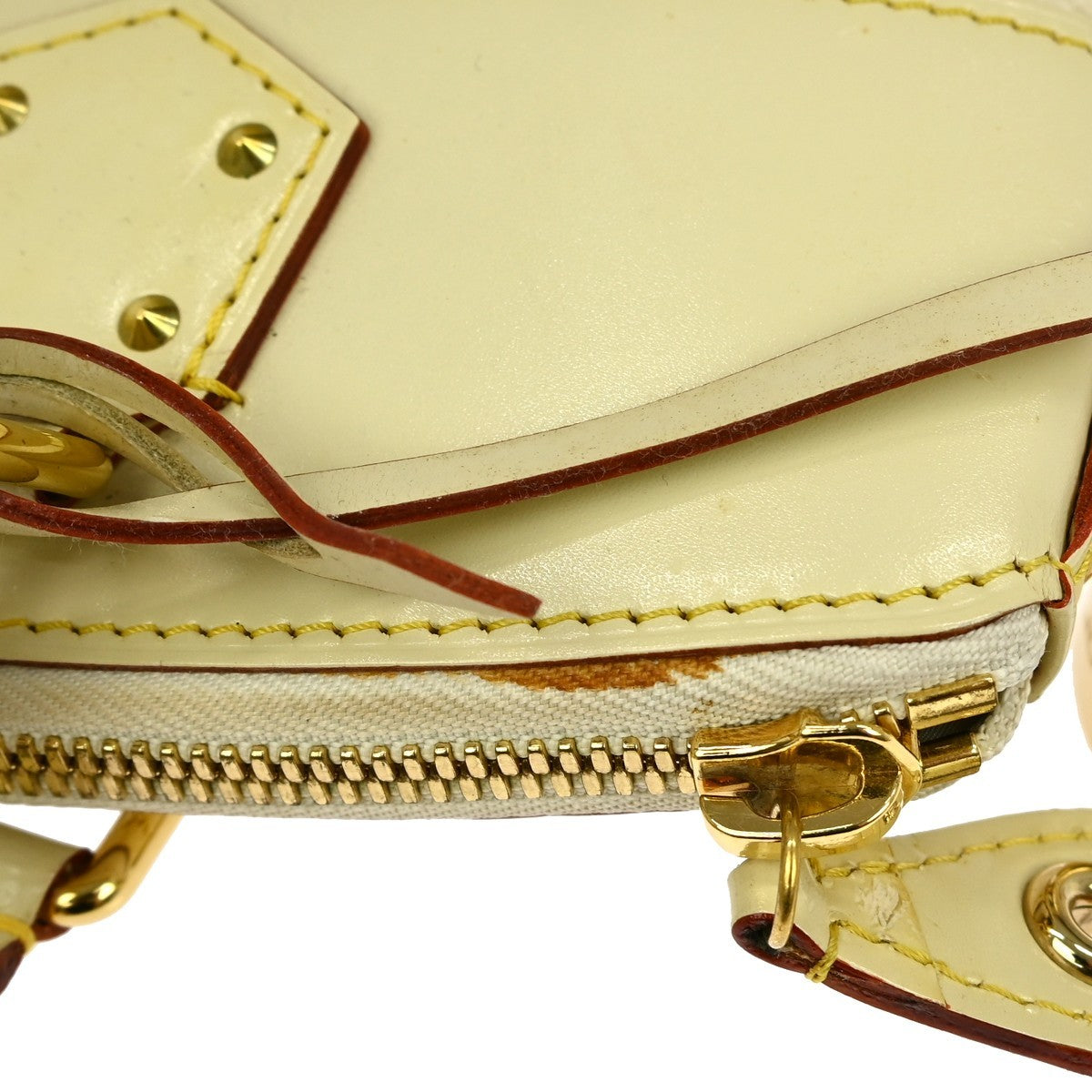 Louis Vuitton Suhali Lockit Handbag Leather, ECRU, LEATHER, Handbag