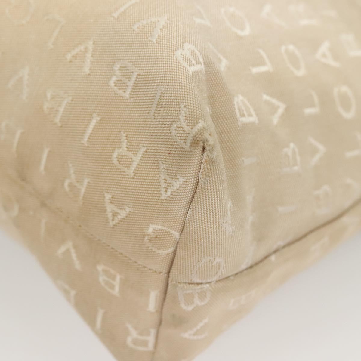 Bvlgari B.Zero1 Logomania Bag Canvas with Leather, BEIGE, CANVAS, Shoulder bag