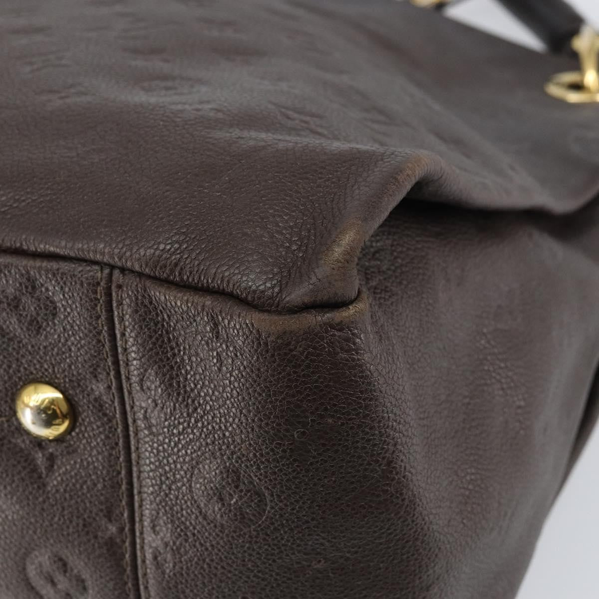 Louis Vuitton Artsy Handbag Monogram Empreinte Leather, BROWN, LEATHER, Handbag