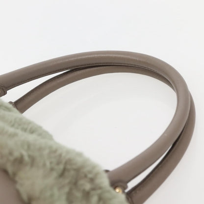 Salvatore Ferragamo Vala Leather, BEIGE, LEATHER, Handbag