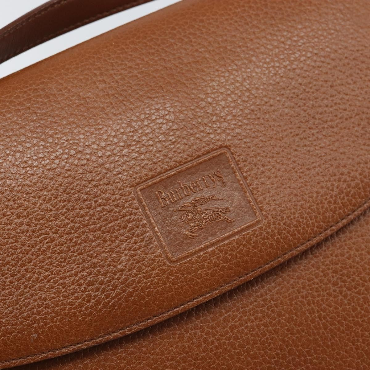 Burberry Vintage Shoulder Bag Leather, BROWN, LEATHER, Shoulder bag
