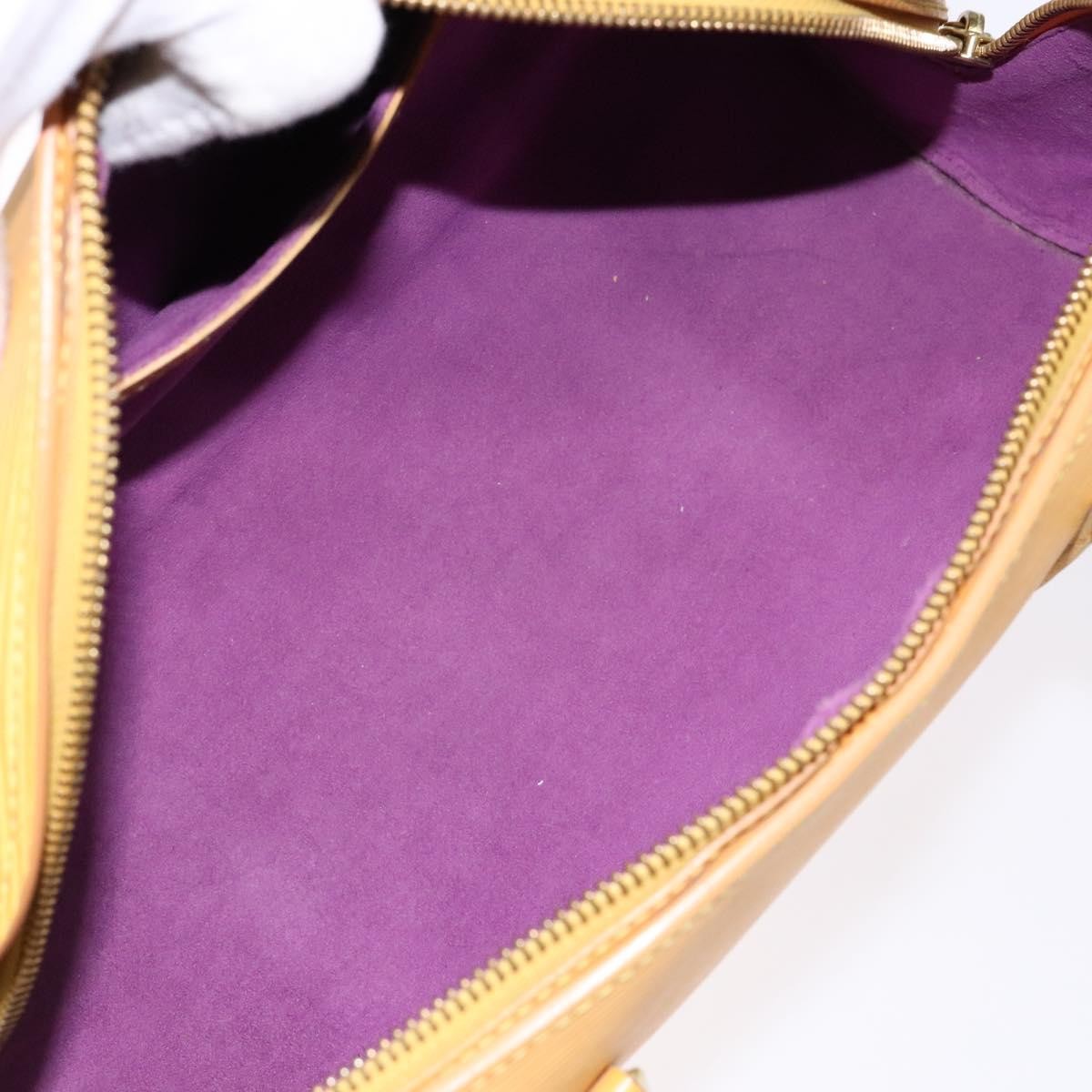 Louis Vuitton Soufflot Handbag Epi Leather, YELLOW, LEATHER, Handbag