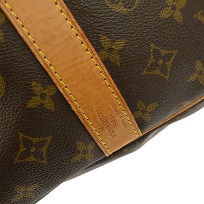 Louis Vuitton Keepall Bandouliere Bag Monogram Canvas, BROWN, CANVAS, Travel bag