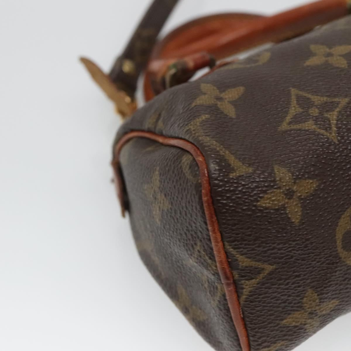 Louis Vuitton Speedy Mini HL Handbag Monogram Canvas, BROWN, CANVAS, Handbag